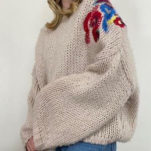 Zara Embroidered Sweater